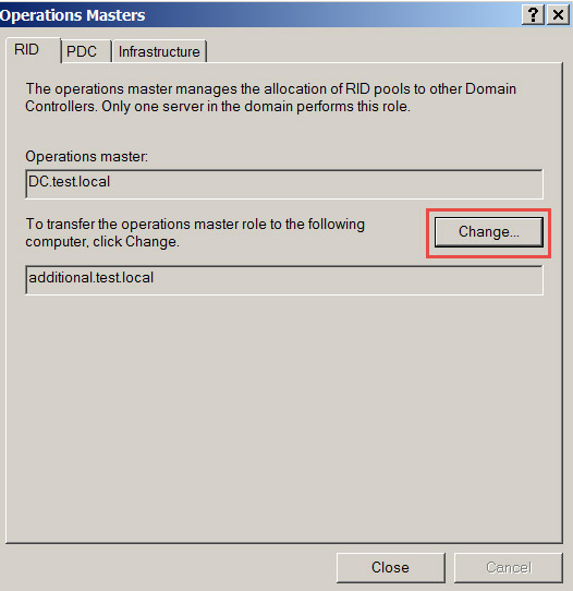 تبدیل Additional DC به Primary DC در یک شبکه مرحله پنجم