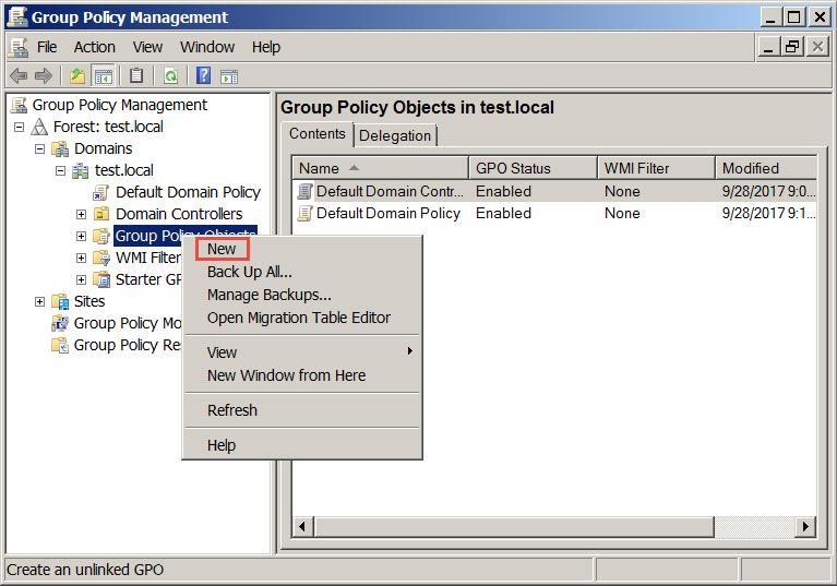 فعال سازی admin local یک سیستم با استفاده از group policy مرحله اول