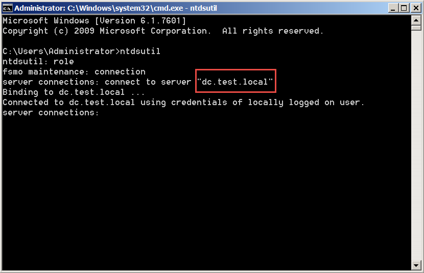 seize کردن fsmo roleها با command بخش دوم