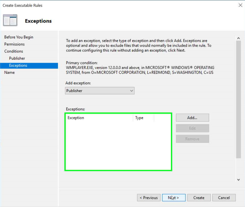 استفاده از App Locker (بخش دوم) مرحه سوم