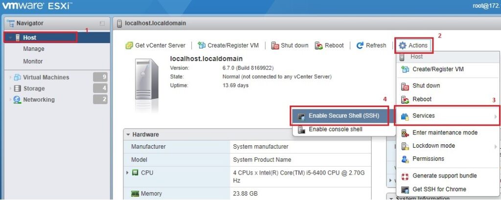 آموزش نصب درایور کارت شبکه برروی VMware ESXI از طریق SSH مرحله اول