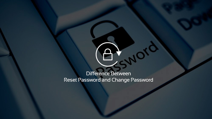 تفاوت Change password و Reset password در User account