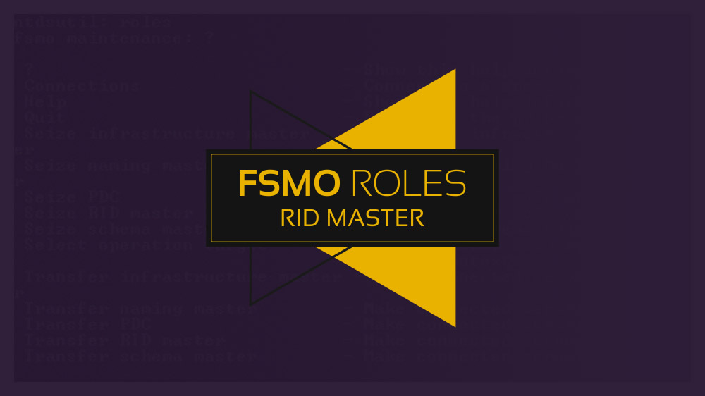 حل مشکل RID بعد از convert و یا Recovery در domain controller