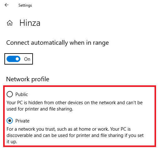 تفاوت Public network و Private Network مرحله سوم