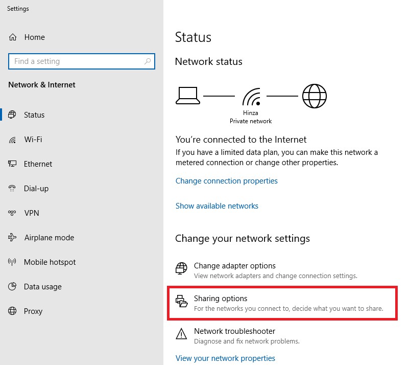 تفاوت Public network و Private Network مرحله پنجم