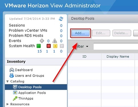 پیاده سازی Linked-Clone Desktop Pool