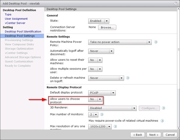 View Composer Linked Clone