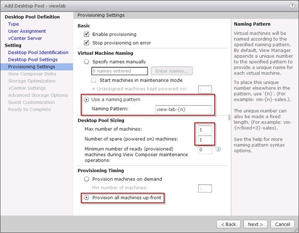 نوع View Composer Linked Clone