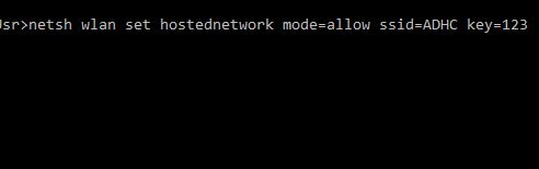 راه اندازی AD HOC در ویندوز 10 مرحله اول