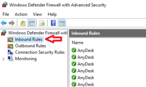 تنظیمات فایروال ویندوز برای اشتراک گذاری فایل