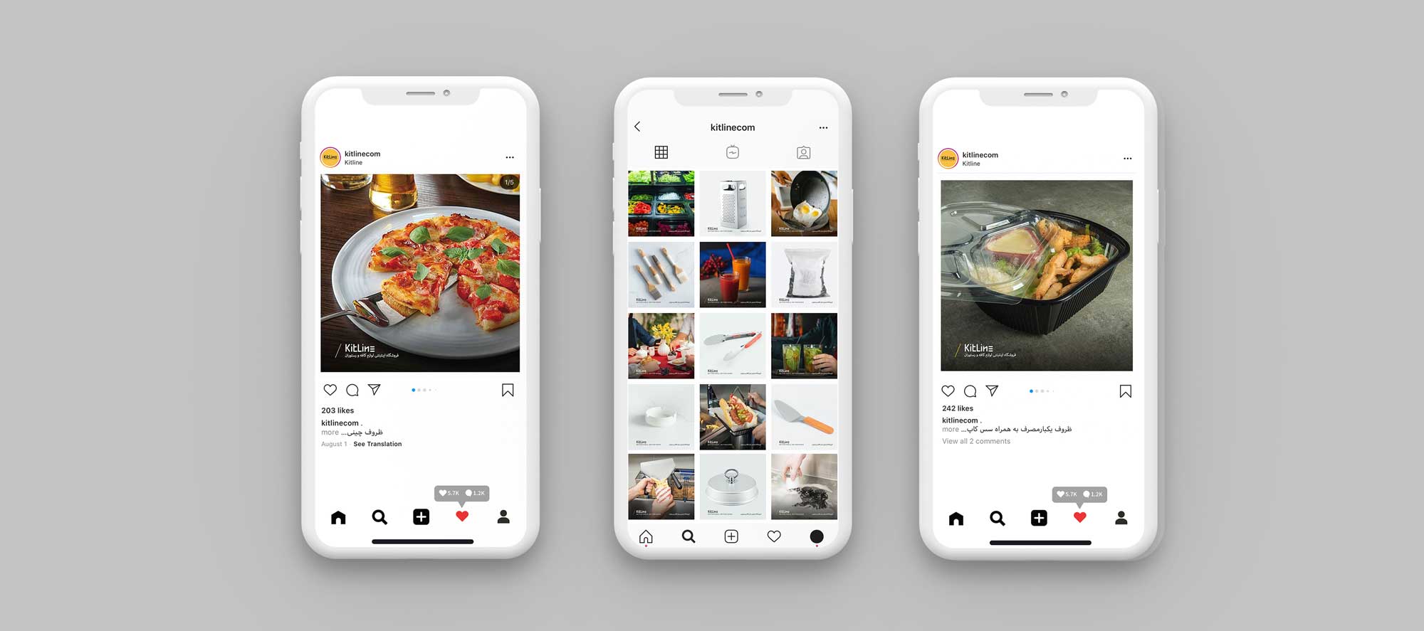 شبکه های اجتماعی کیت لاین