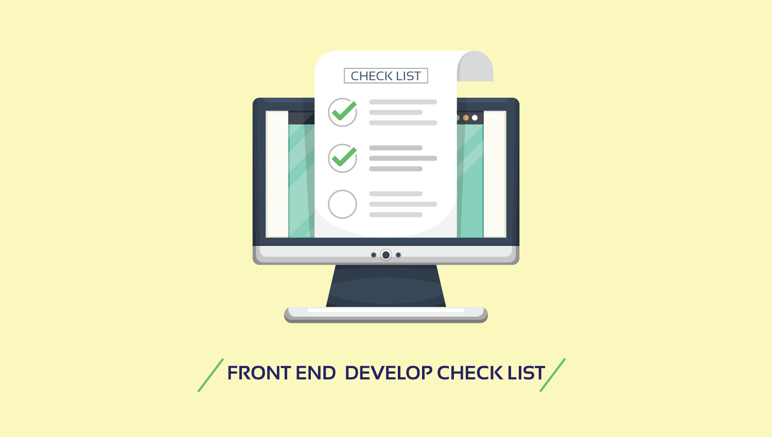 چک لیست برنامه‌نویسی Front-End