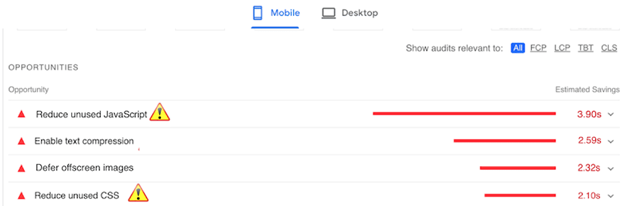 بررسی بهینه سازی سایت با PageSpeed Insights
