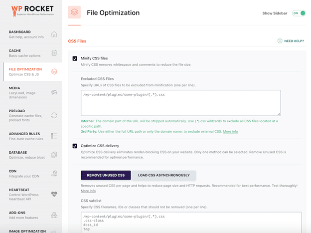 افزونه WP Rocket