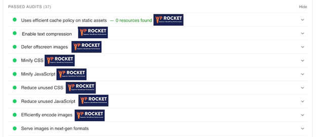 رفع هشدار بهینه سازی کد با افزونه WP Rocket